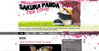 Japan Blog: Sakura Panda Tea Time